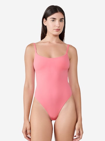 ETAM Bodysuit 'Pure Soft' in Pink: front