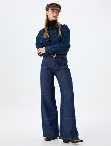 Koton Flared Jeans in Blauw