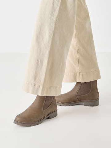 Chelsea Boots Tamaris en beige : devant