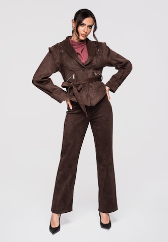 Ombre Tussenjas in Bruin