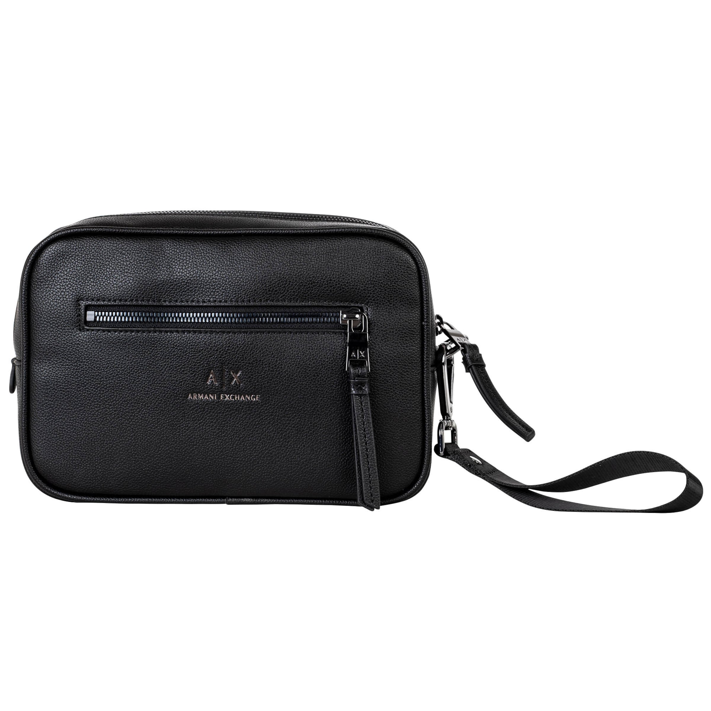ARMANI EXCHANGE Toiletry Bag in Black ABOUT YOU