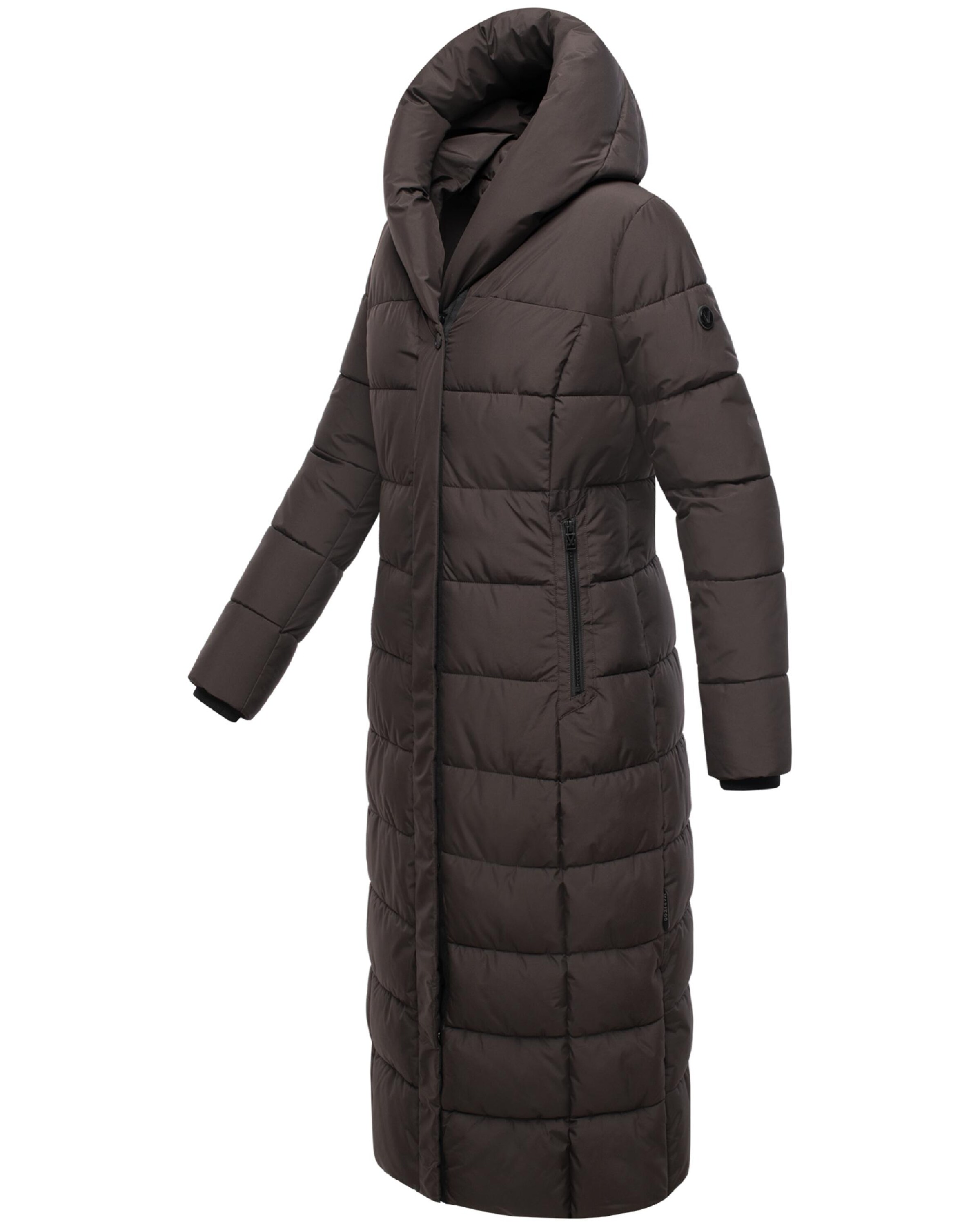 MARIKOO Winter Coat 'Pakoraa 16' in Brown