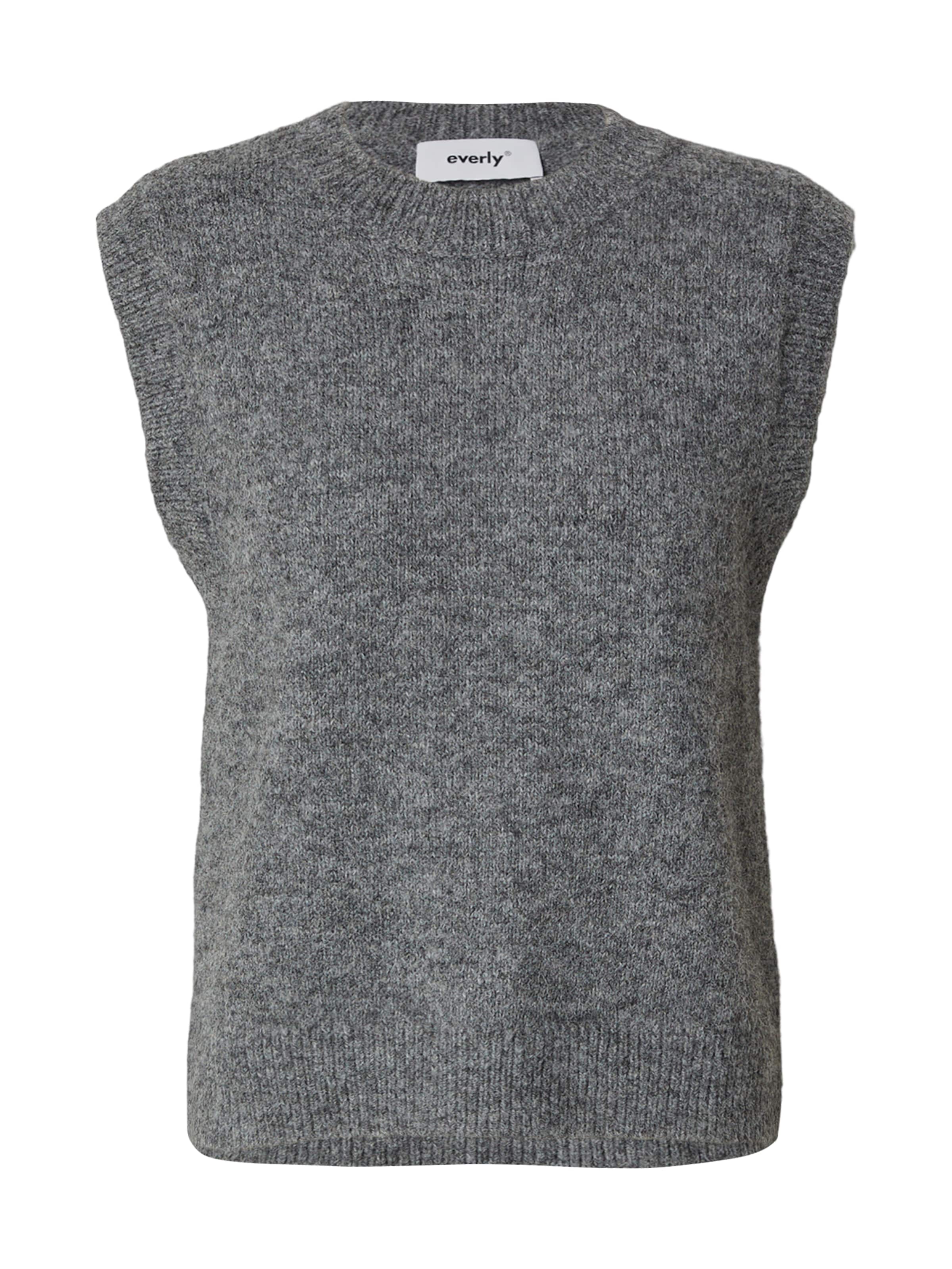 everly® Strickweste in Grau: Vorderseite