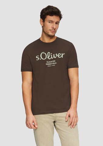 s.Oliver - Camiseta en marrón: frente