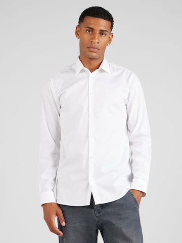 minimum Regular fit Overhemd in Wit: voorkant