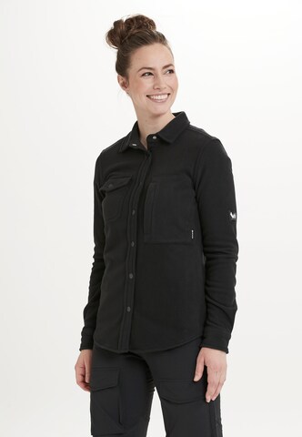 Whistler Athletic Fleece Jacket 'Noelle' in Black: front