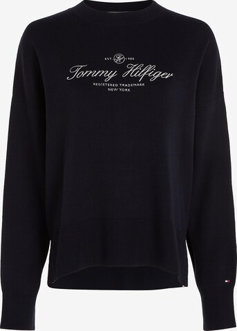 Sweat-shirt TOMMY HILFIGER en bleu : devant