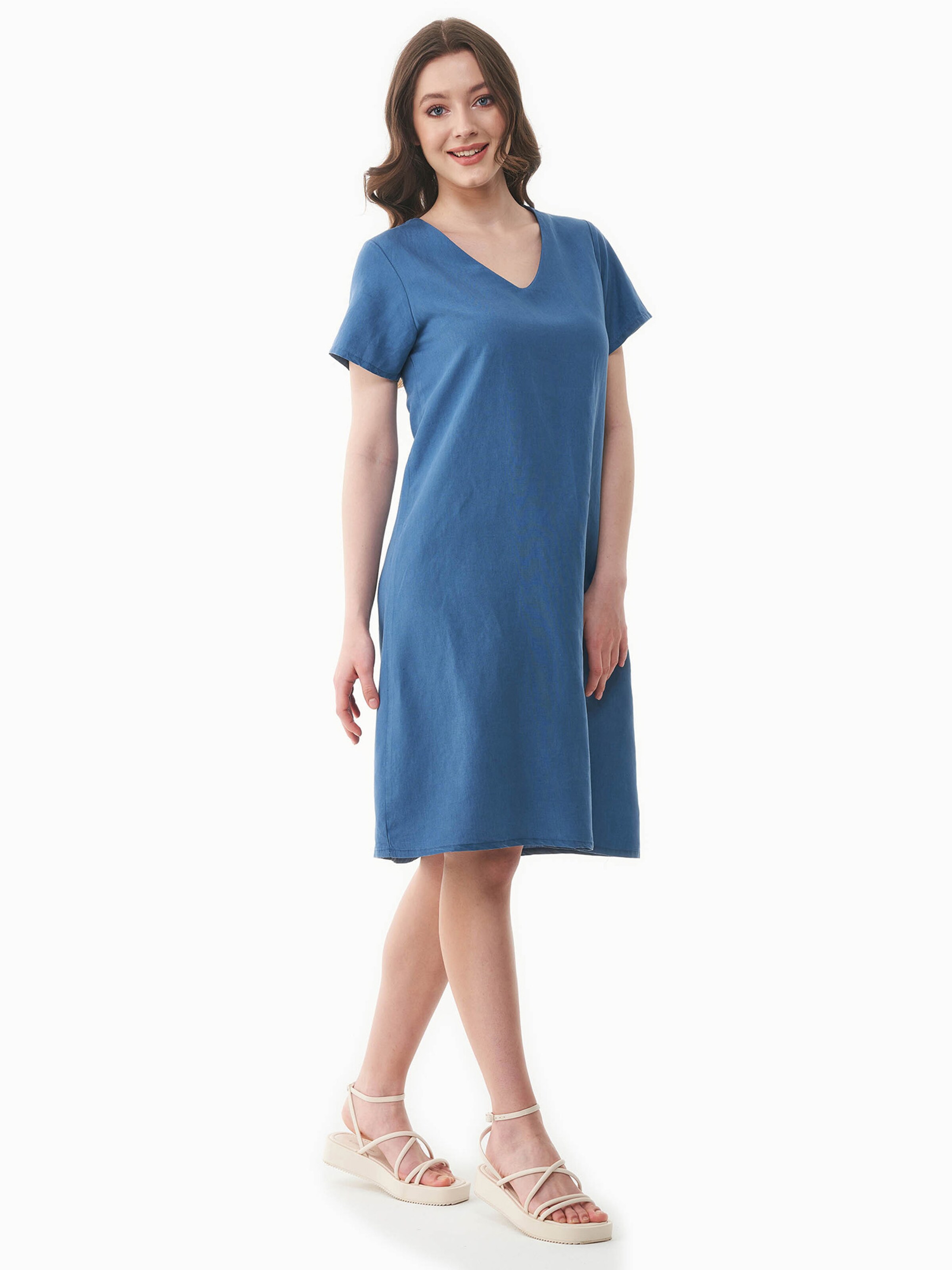 Organication Kleid in Blau