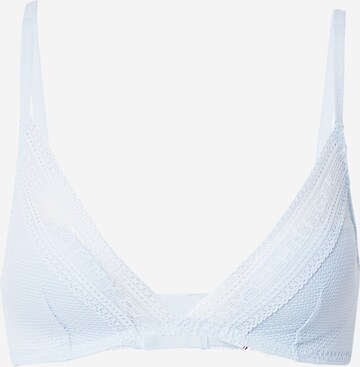 Tommy Hilfiger Underwear Triangle Bra in Blue: front