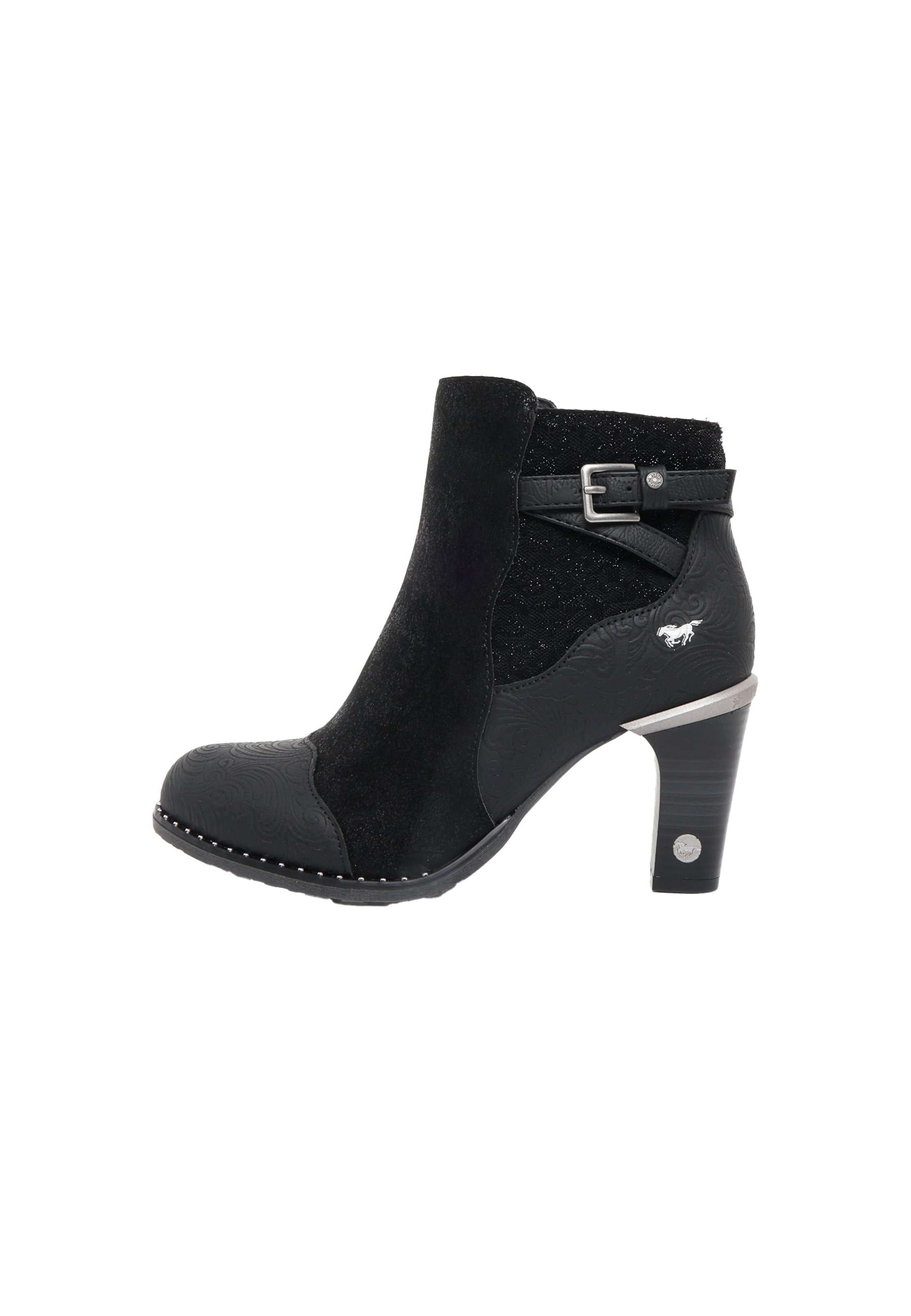 MUSTANG Ankle Boots in Schwarz: Vorderseite
