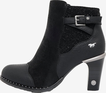 MUSTANG Ankle Boots in Schwarz: Vorderseite
