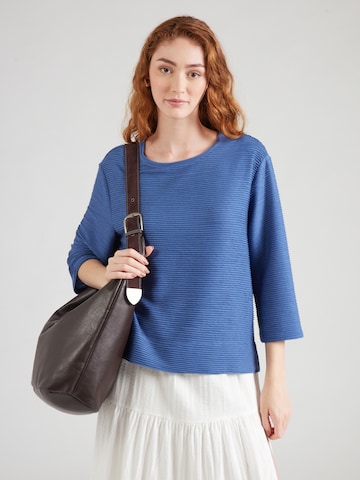Sweat-shirt s.Oliver en bleu : devant