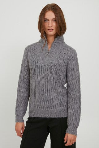 b.young Sweater in Grey: front