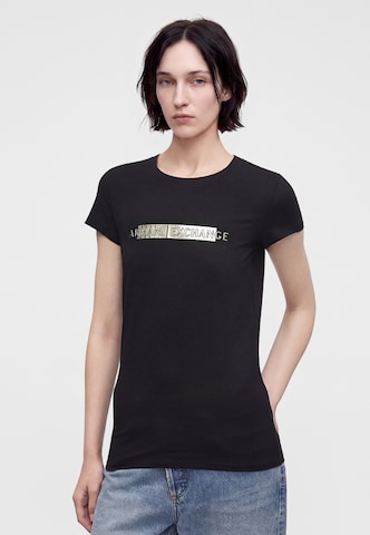 ARMANI EXCHANGE Koszulka w kolorze czarny