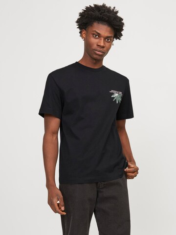 JACK & JONES Shirt 'TAMPA' in Zwart: voorkant