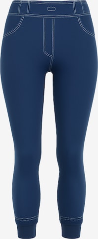 C&City Skinny Jeggings in Blue: front