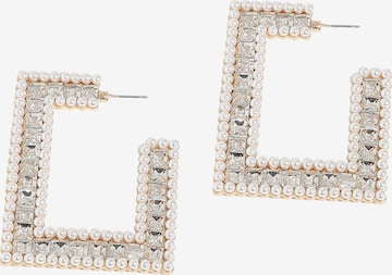 Boucles d'oreilles 'Ida' SOHI en argent : devant