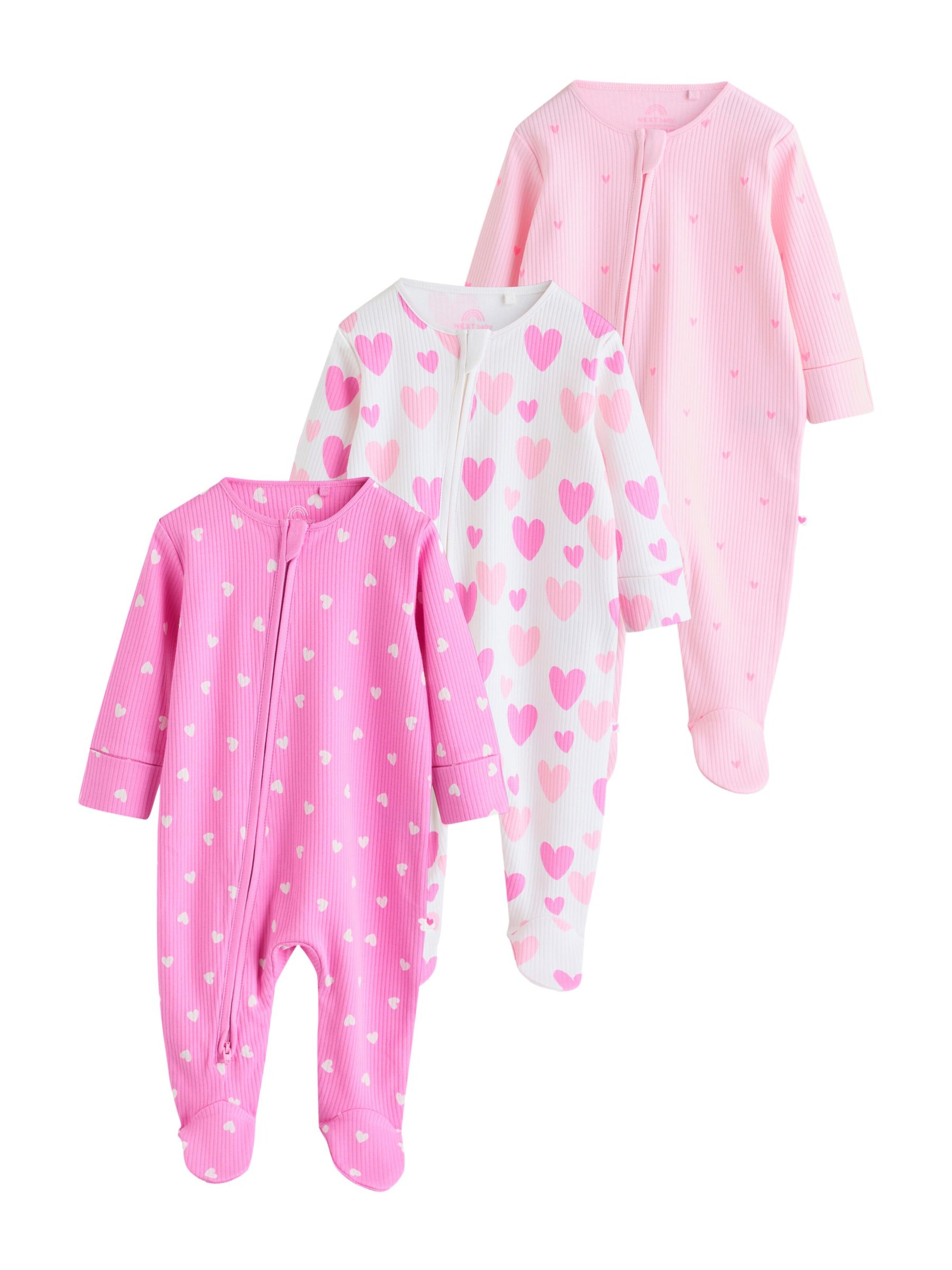 Next Пижама в Ярко-розовый: спереди