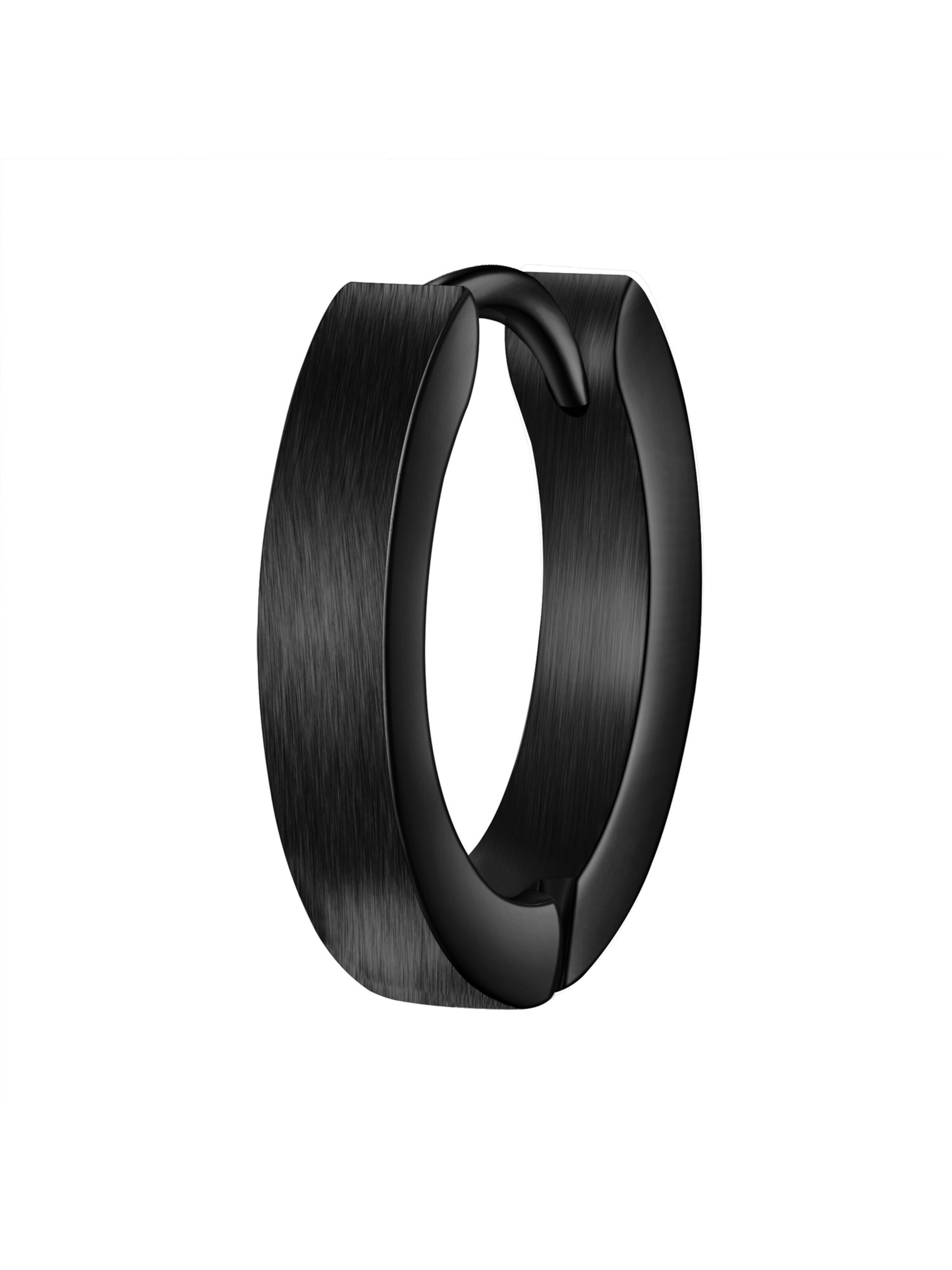 Orecchino di True Rebels in nero: frontale