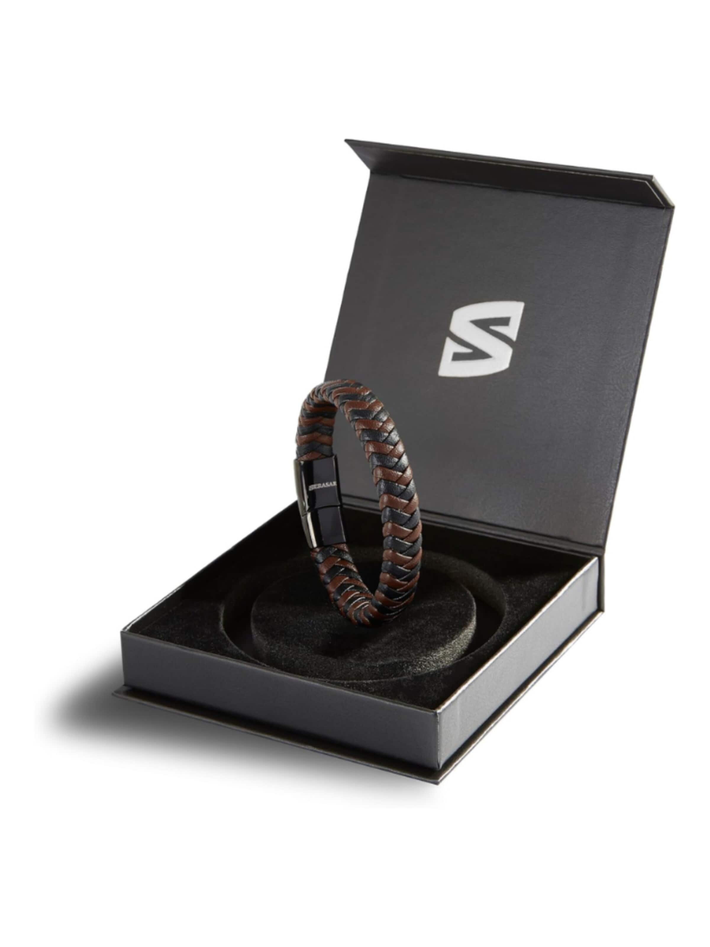 SERASAR Bracelet 'Steady' in Brown