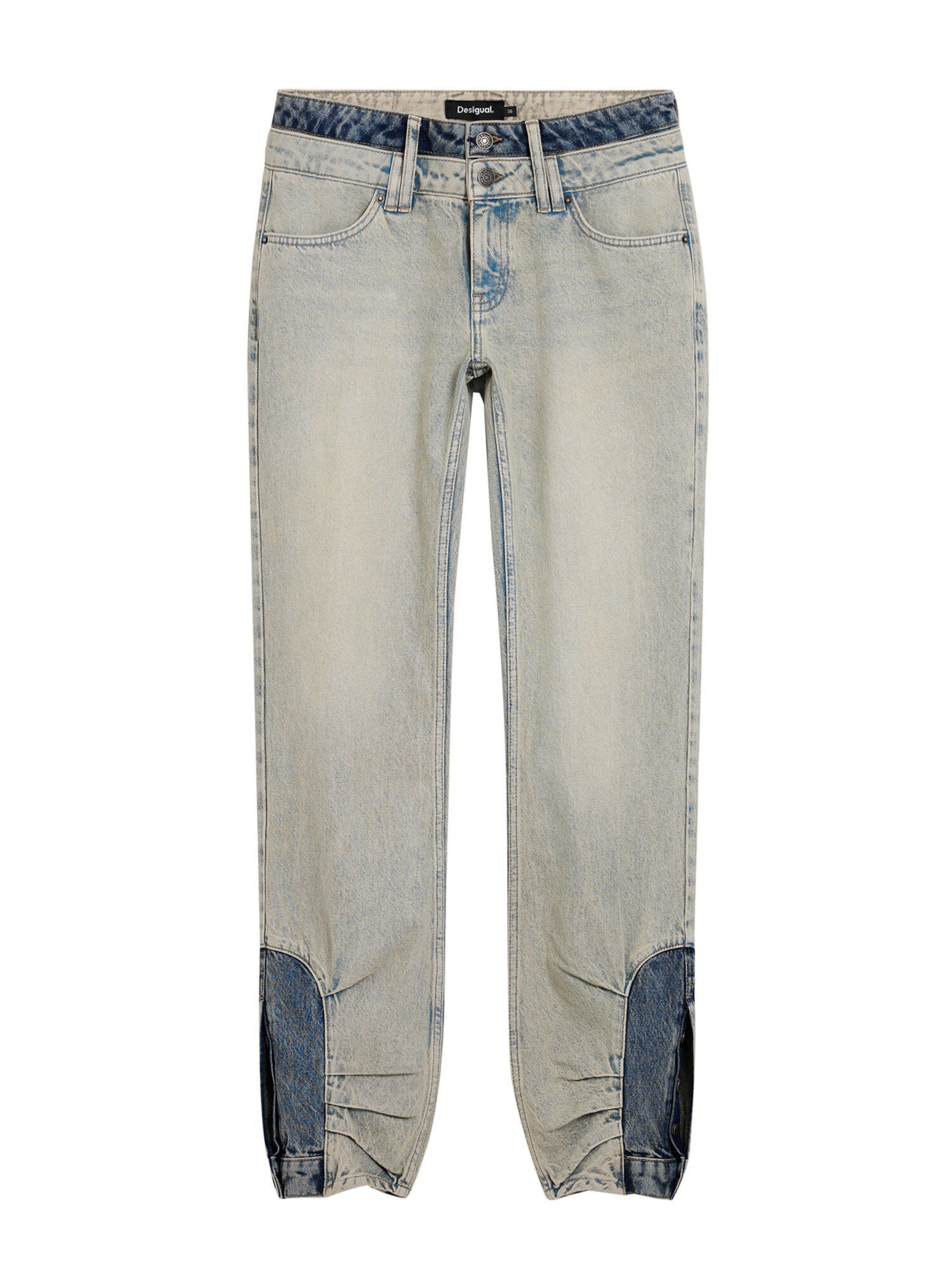 Desigual Regularen Kavbojke | modra barva: sprednja stran