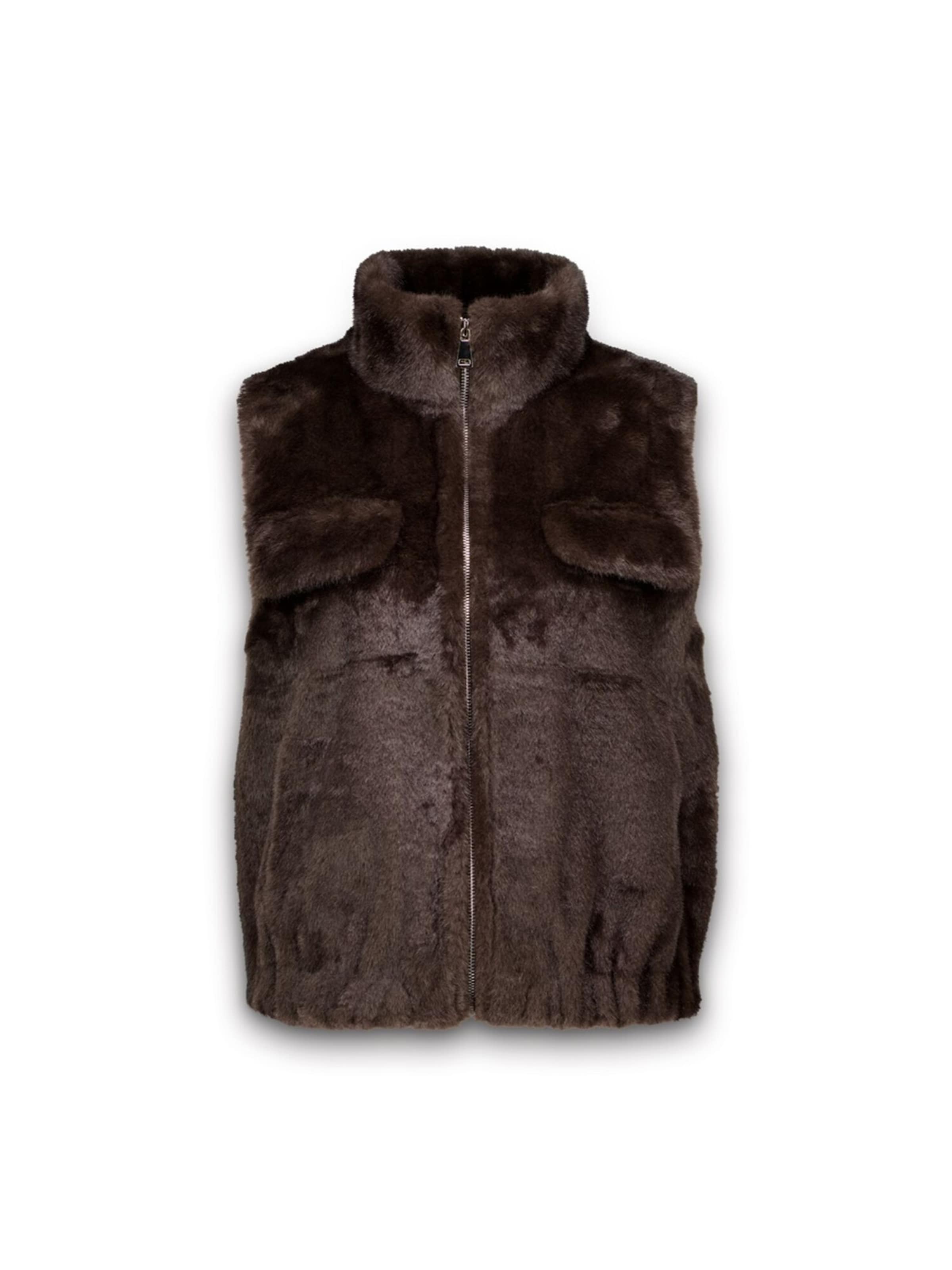 PRINCESS GOES HOLLYWOOD Bodywarmer in Bruin: voorkant