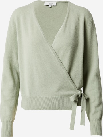 Cardigan rosemunde en vert : devant