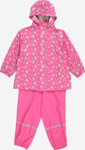 PLAYSHOES Regular Athletic Suit 'Sterne' in Pink: front