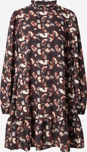 VILA Mekko 'VIGRAFFY' värissä ruskea / tummanruskea / harmaa / valkoinen, Tuotenäkymä