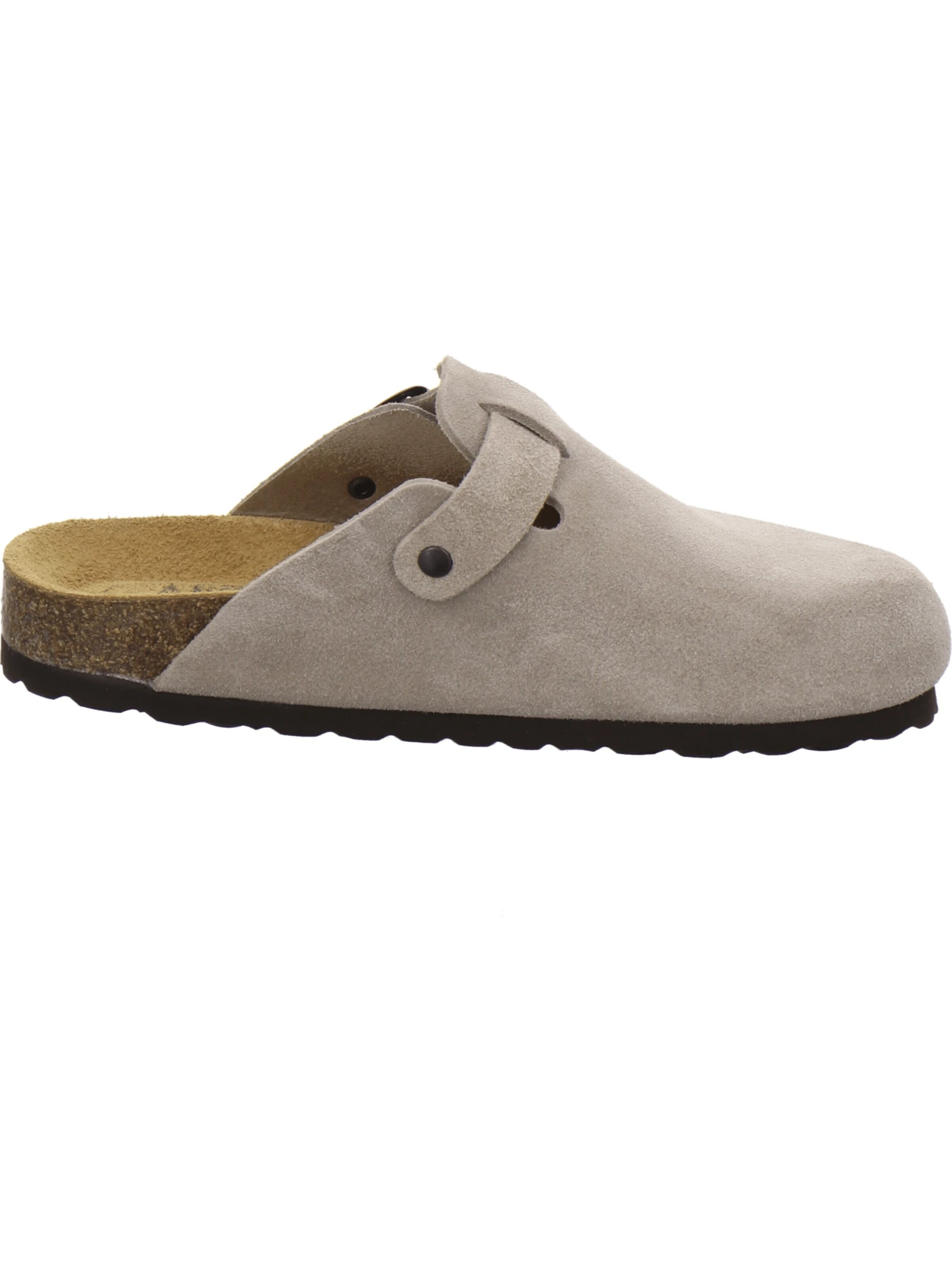 AFS-Schuhe Clogs 'Clogs Damen quarz Veloursleder'‌‌‌‌ in Beige