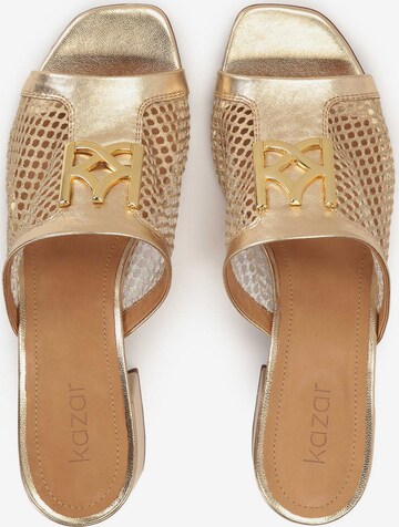 Kazar Pantolette in Gold