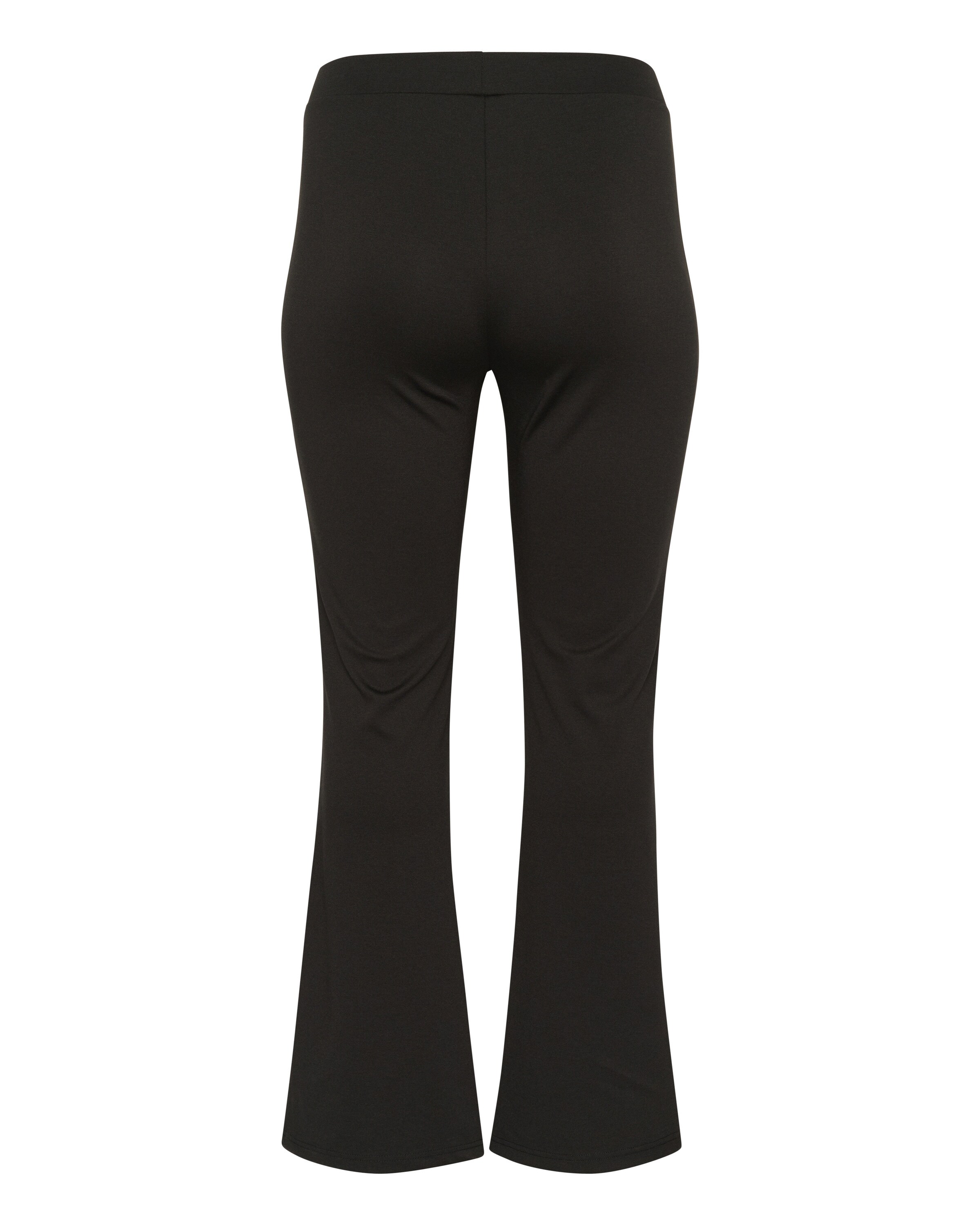 KAFFE CURVE Zvonový Kalhoty 'KC Jenna' – černá: přední strana