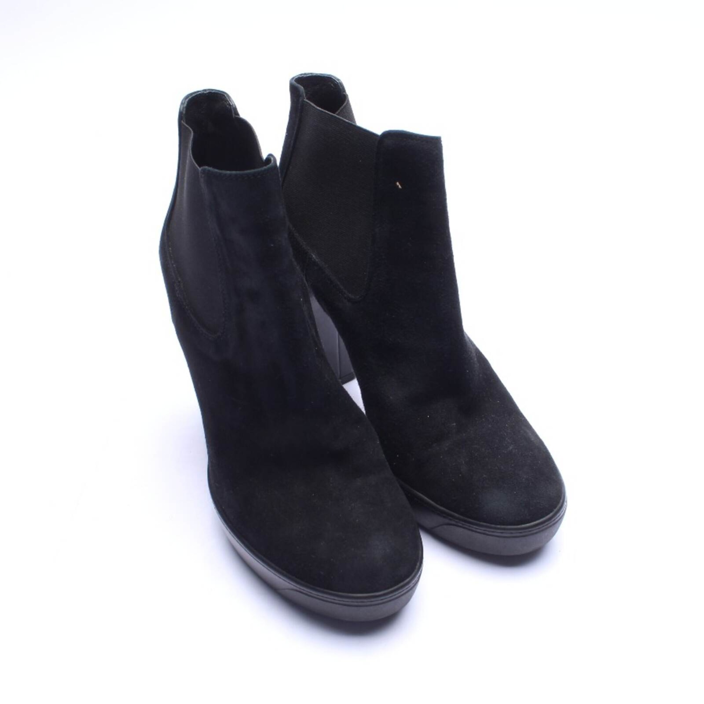 HOGAN Dress Boots in 38 in Black: front