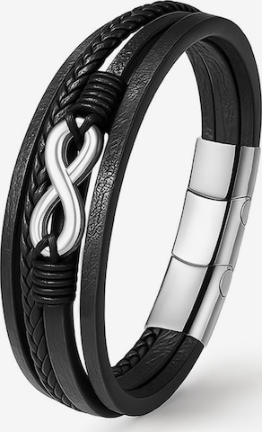 UNIQAL Armband 'NICE' in Zilver: voorkant