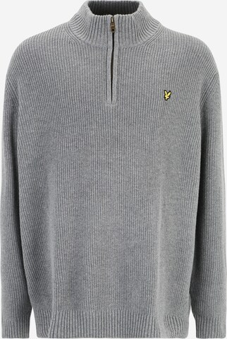 Pull-over Lyle & Scott Big&Tall en gris : devant