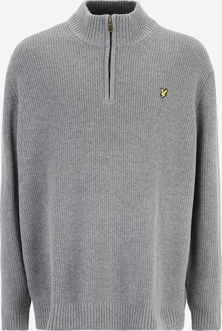 Lyle & Scott Big&Tall Svetr – šedá: přední strana