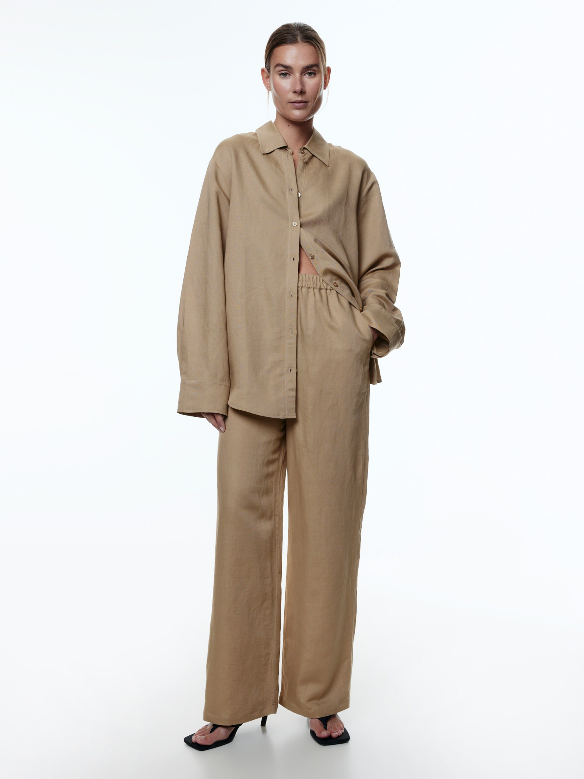 EDITED Producten Blouse 'Mareen' Beige