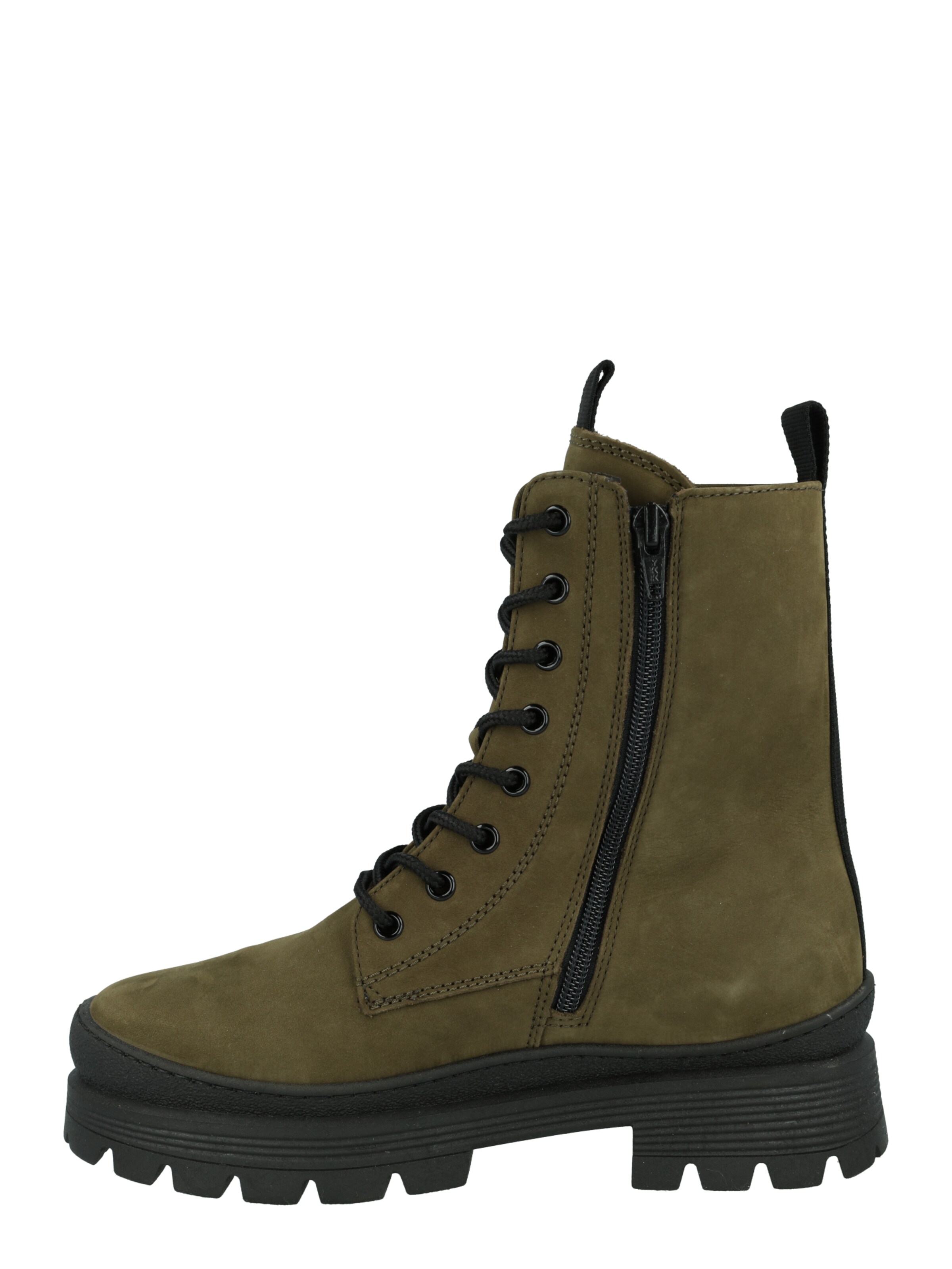 GABOR Schnürstiefelette in Grün