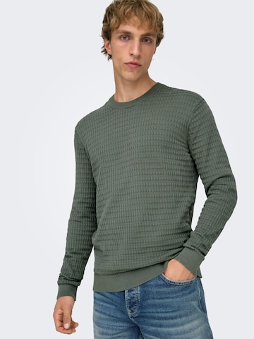 Only & Sons - Jersey 'ONSBerry' en gris: frente