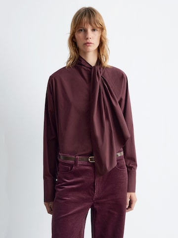 & Other Stories Блуза в червено: отпред