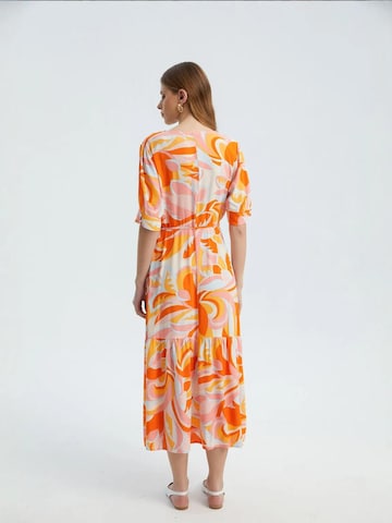 Hiccup Jurk in Oranje