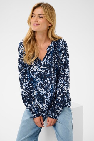 Cream Bluse 'CRTiah' in Blau