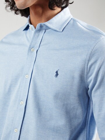Coupe regular Chemise Polo Ralph Lauren en bleu