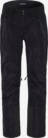 CHIEMSEE Regular Outdoor Pants 'Taos' in Black: front