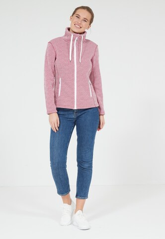 Weather Report Functionele fleece jas 'FREIDA' in Roze