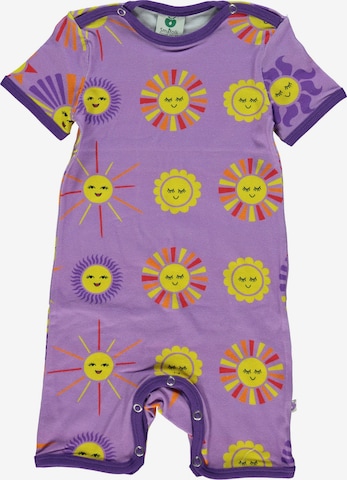 Småfolk Dungarees 'Sun' in Purple: front