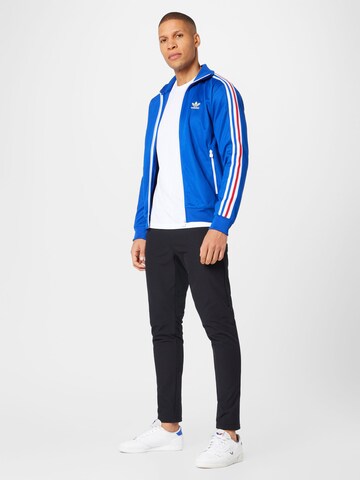 ADIDAS ORIGINALS - Sudadera con cremallera 'Beckenbauer' en azul