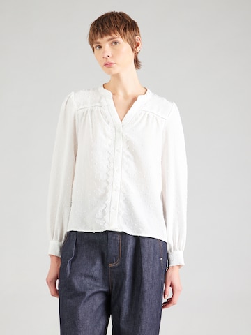 Camicia da donna 'Train Dobby' di JDY in bianco: frontale