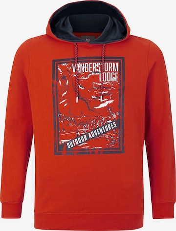 Sweat-shirt ' Isvali ' Jan Vanderstorm en orange : devant