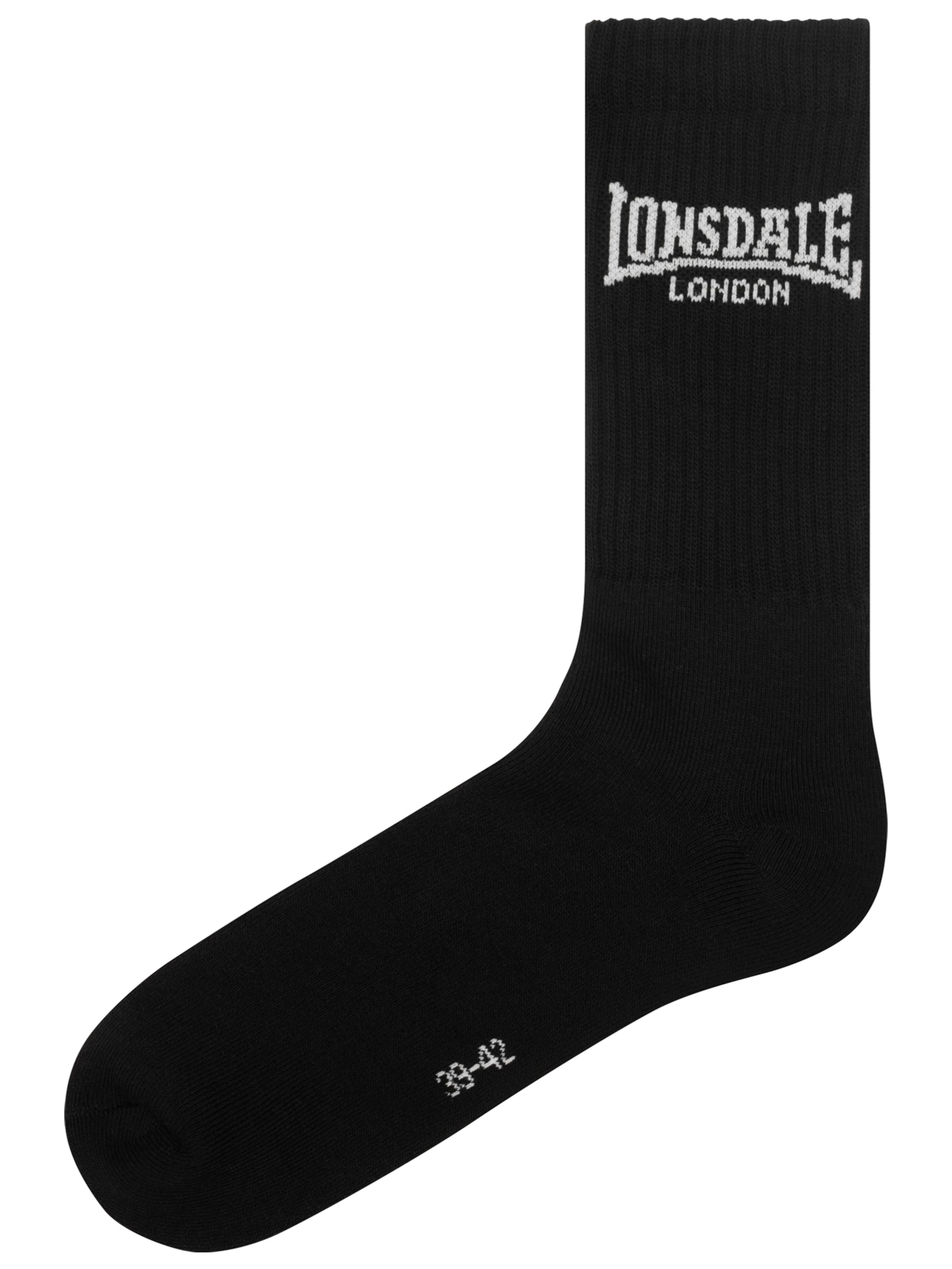 LONSDALE Носки ' Gilbert ' в Черный